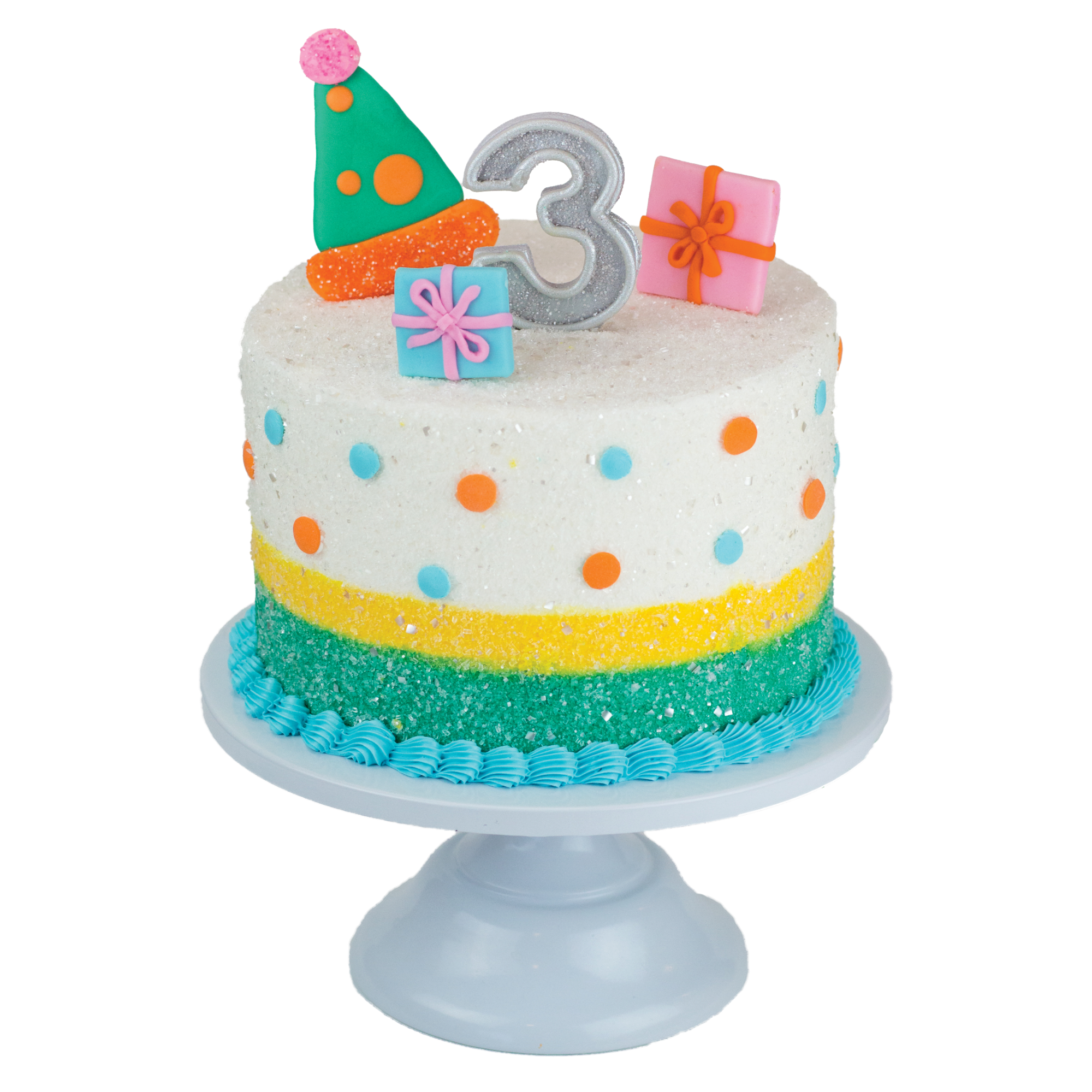 Birthday Party Designer Cake Decor - Bulk (Case of 6)