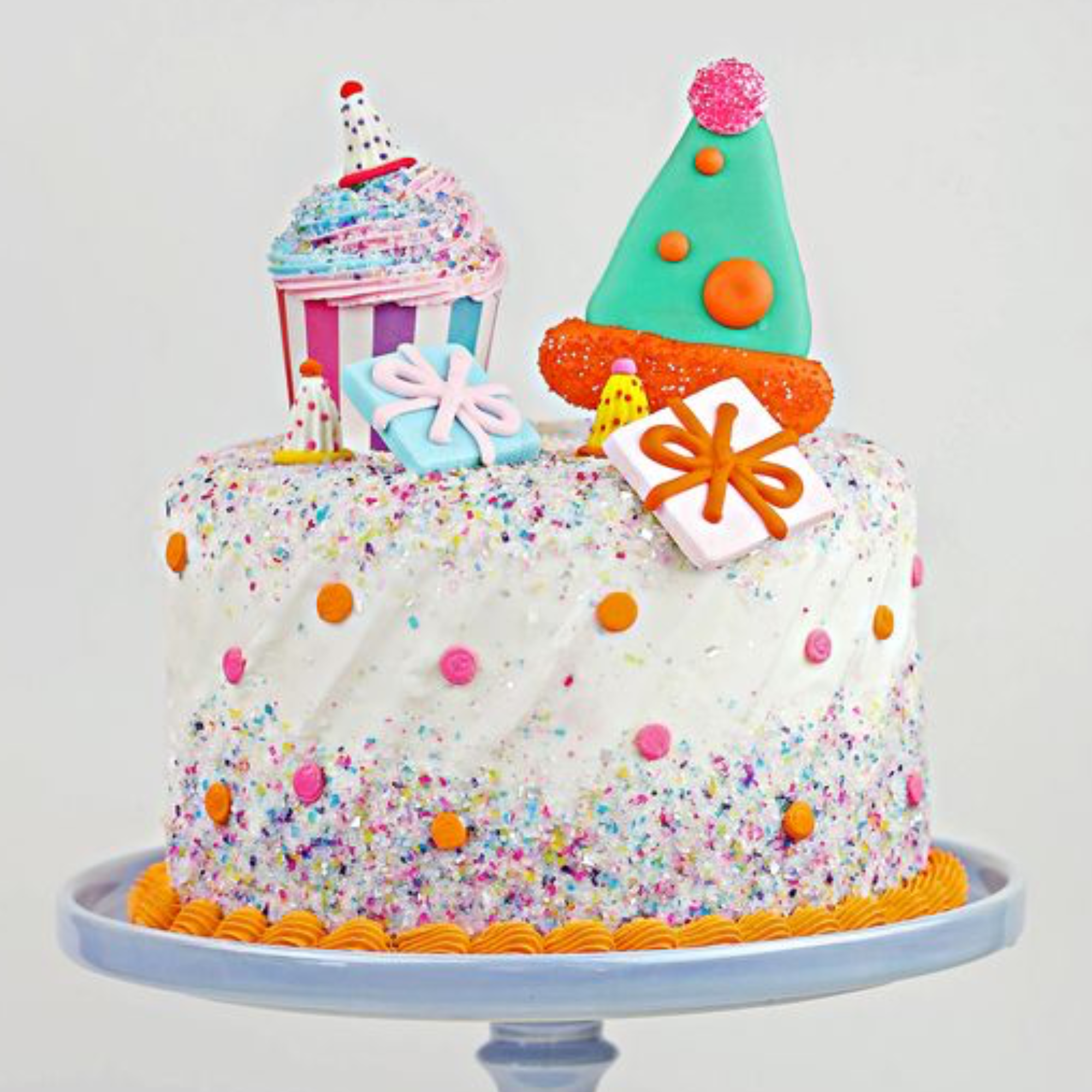 Birthday Party Designer Cake Decor - Bulk (Case of 6)