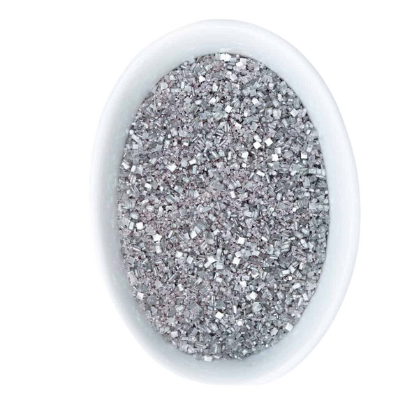【BENIR箱あり】Glitter /12cm/ Silver Metallic Silver Glittery Sugar™ – Bakery Bling