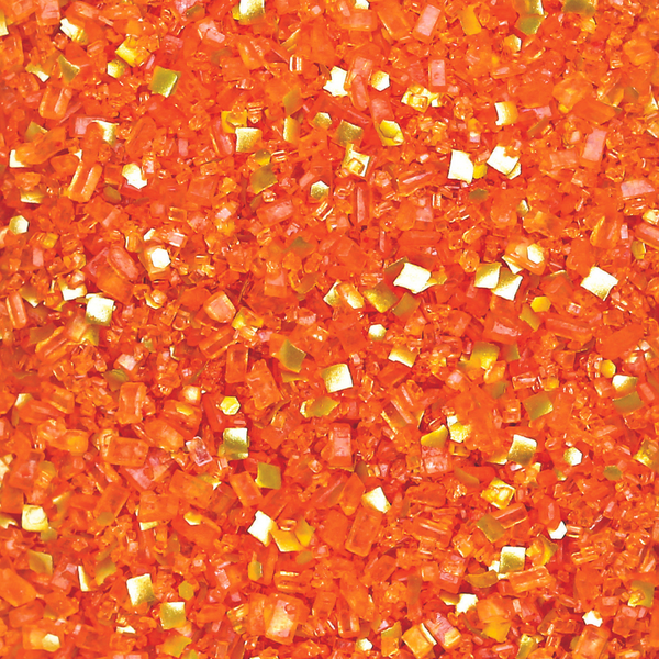 Orange and Gold Glittery Sugar™ Bakery Bling