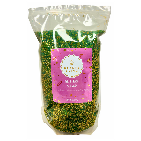 3 lb. Bag - St. Patrick's Day Luxe Glittery Sugar™ – Bakery Bling
