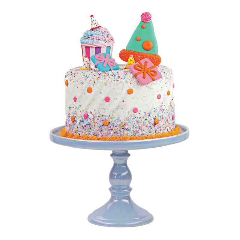 Birthday Party Designer Cake Decor - Bulk (Case of 6)