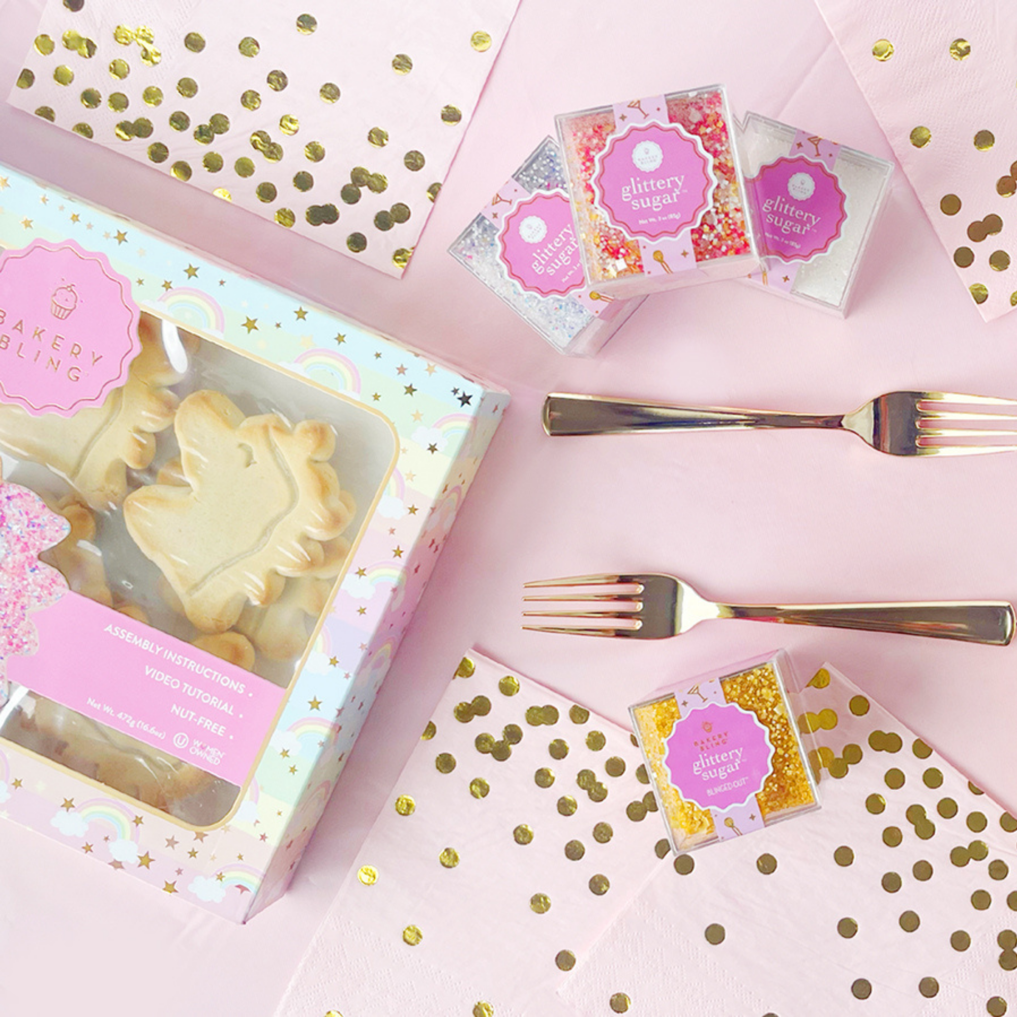 Unicorn Designer Cookie Kit – 20-Pack Party Bundle