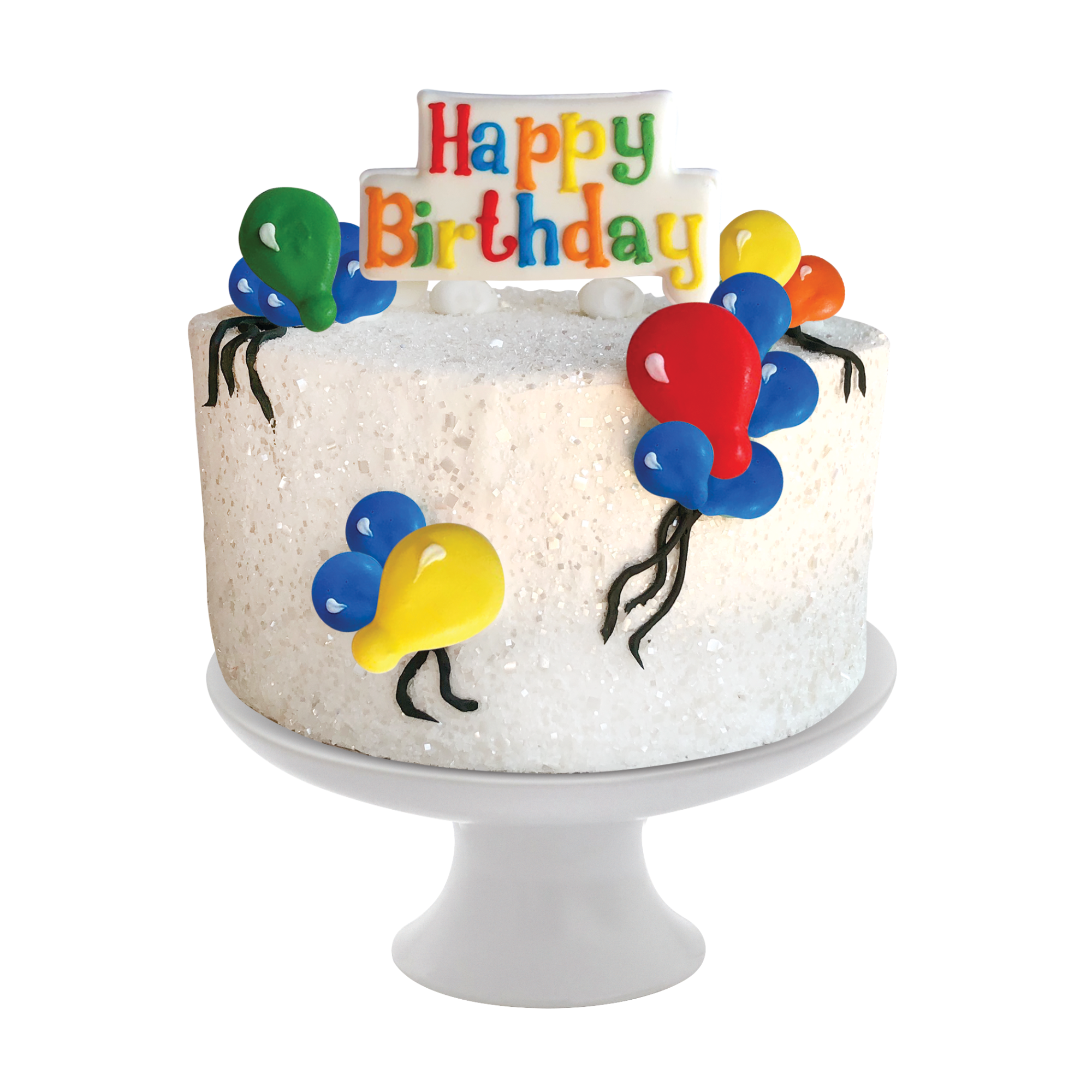 Happy Birthday Designer Cake Decor - Bulk (Case of 6)
