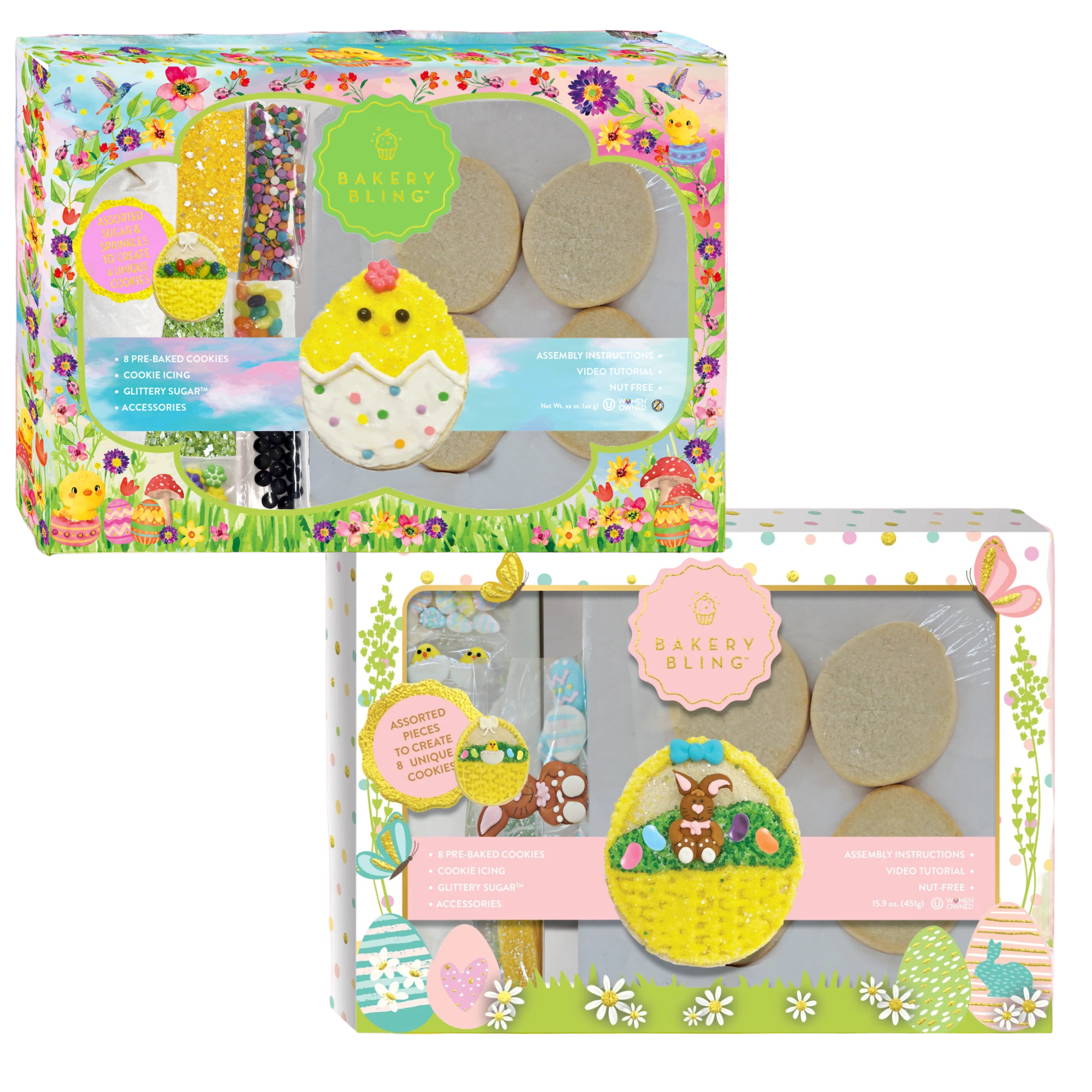 Easter Designer Cookie Kit Bundle (Easter Chick + Easter Basket)