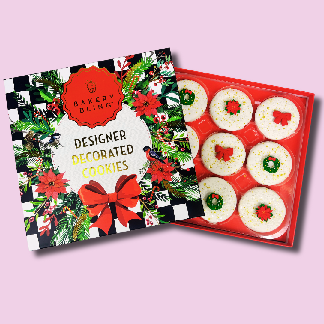 Wreath Designer Decorated Cookies