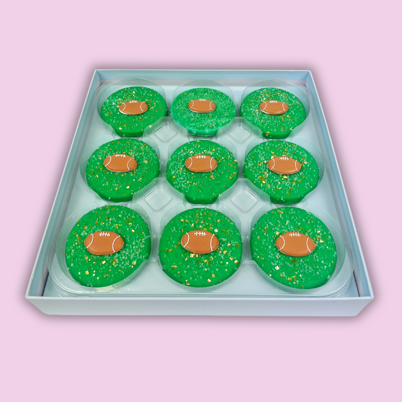 Football Designer Decorated Cookies