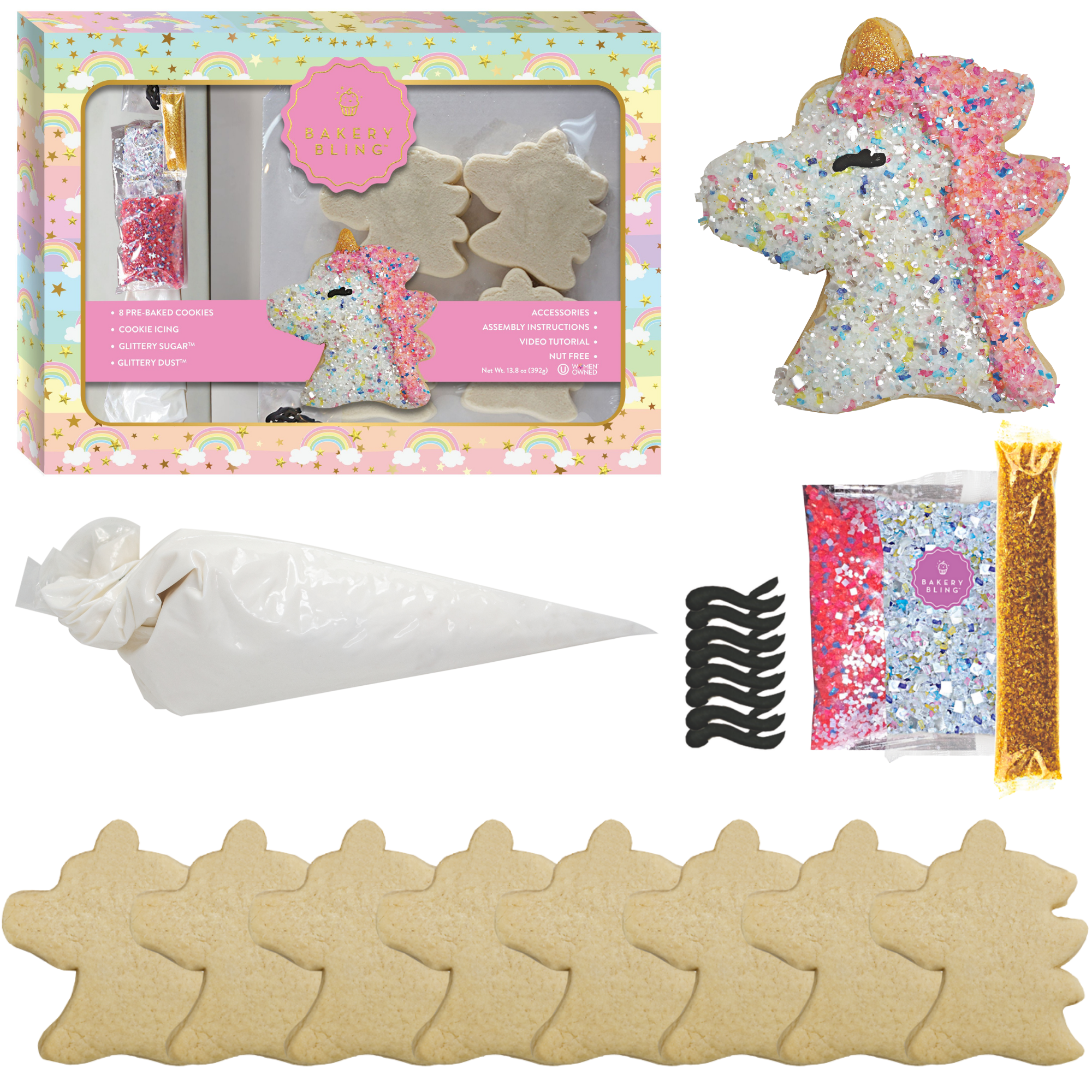 Unicorn Designer Cookie Kit – 20-Pack Party Bundle