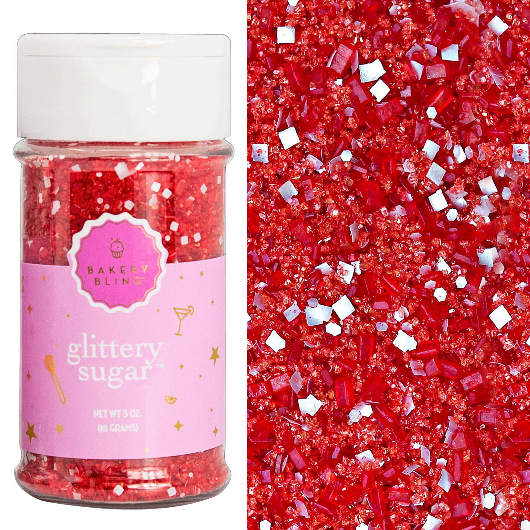 Kansas City Chiefs Super Bowl Glittery Sugar™ Bundle (Red, Gold, Diamond)