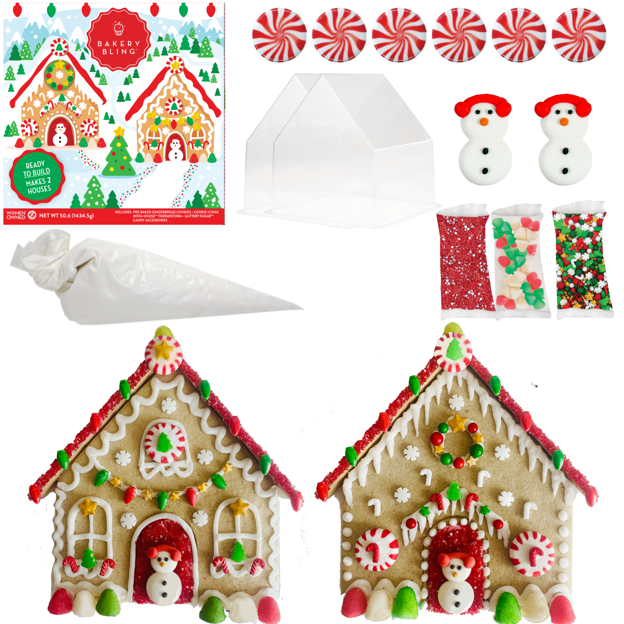 Snowman Peppermint Palace Insta-House™ Duo