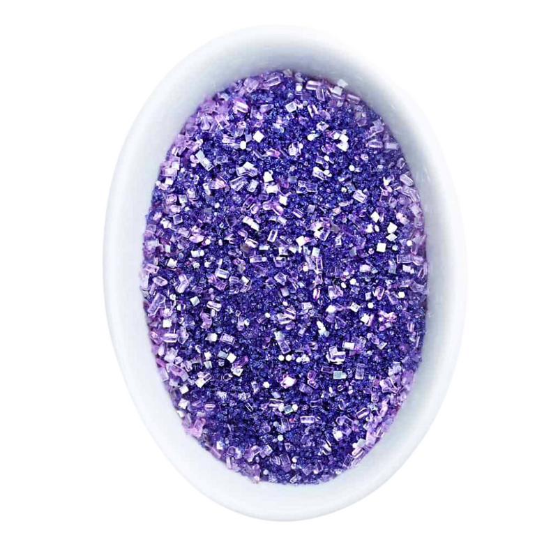 Purple Glittery Sugar™ - Bulk (6 Shakers per Case)