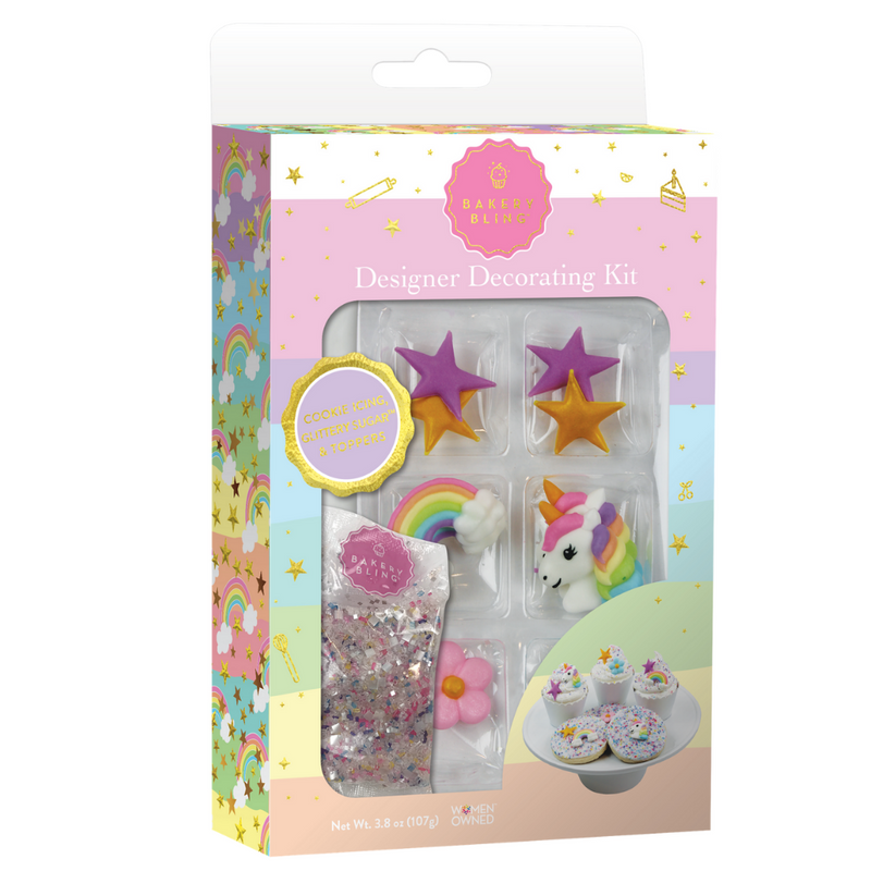 Unicorn Glittery Decorating Kit (Bulk - Case of 12)