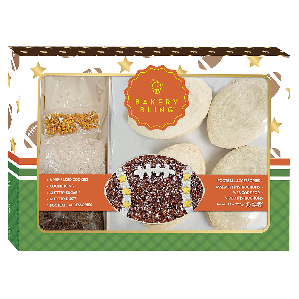 Buy a Football Cookie Kit Get Drenched in Diamonds Free!