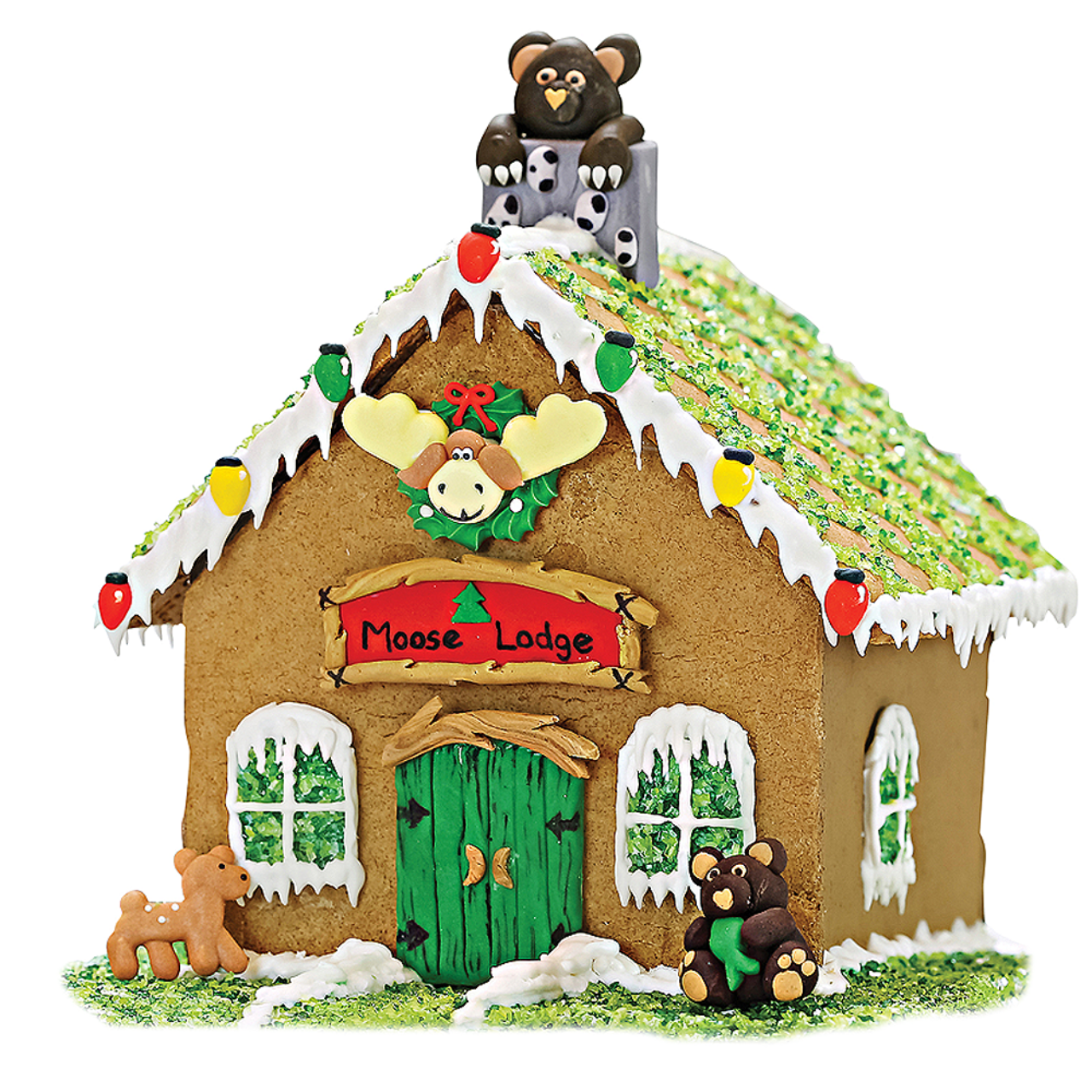 Moose Lodge Designer Gingerbread House