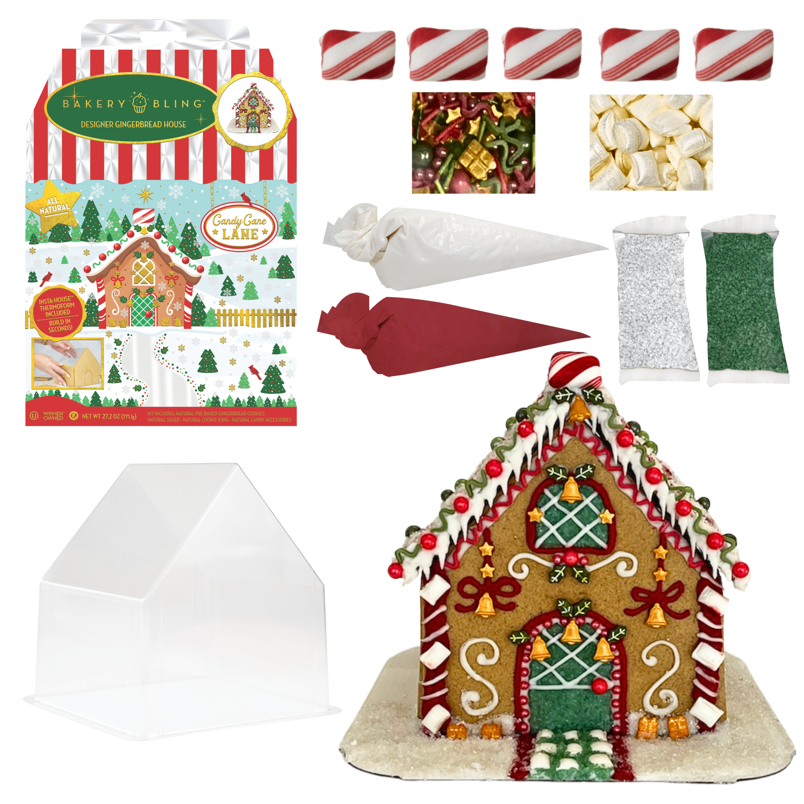 All-Natural Candy Cane Lane Designer Insta-House™