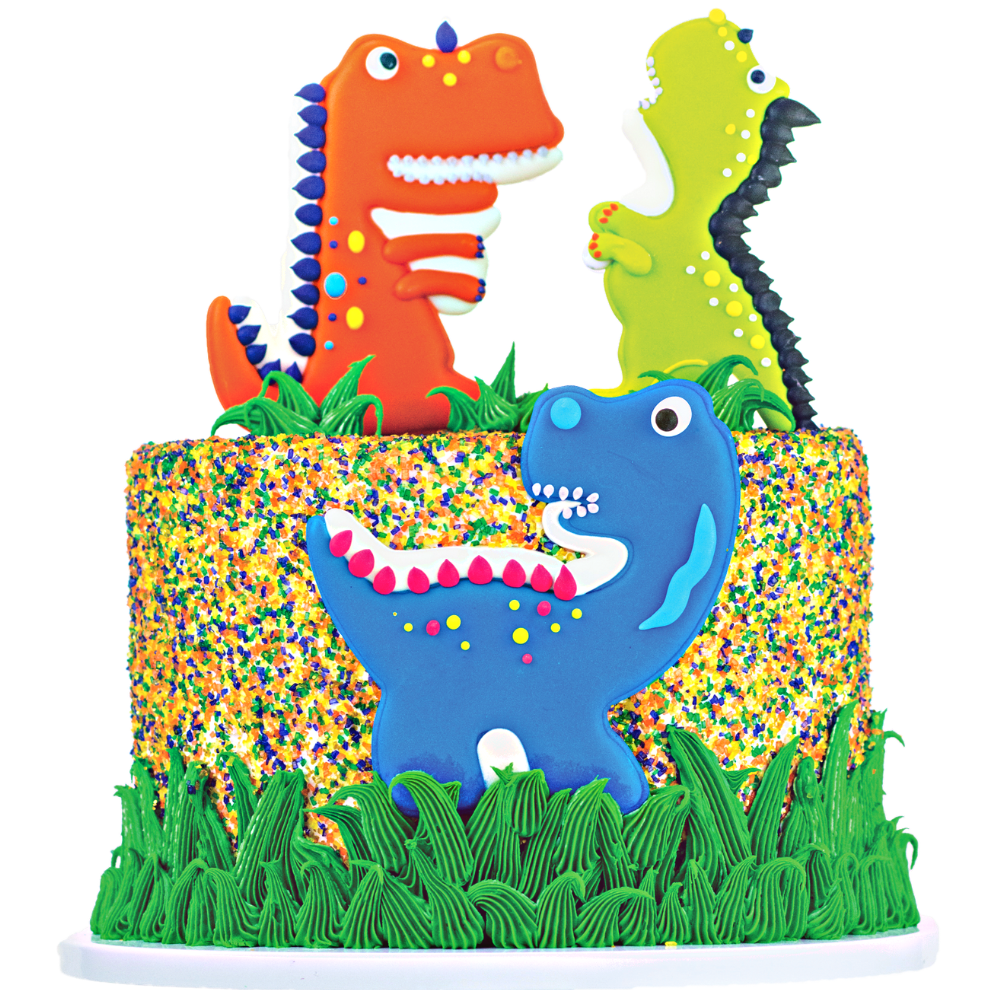 Dinosaur Designer Cake Decor - Bulk (Case of 6)
