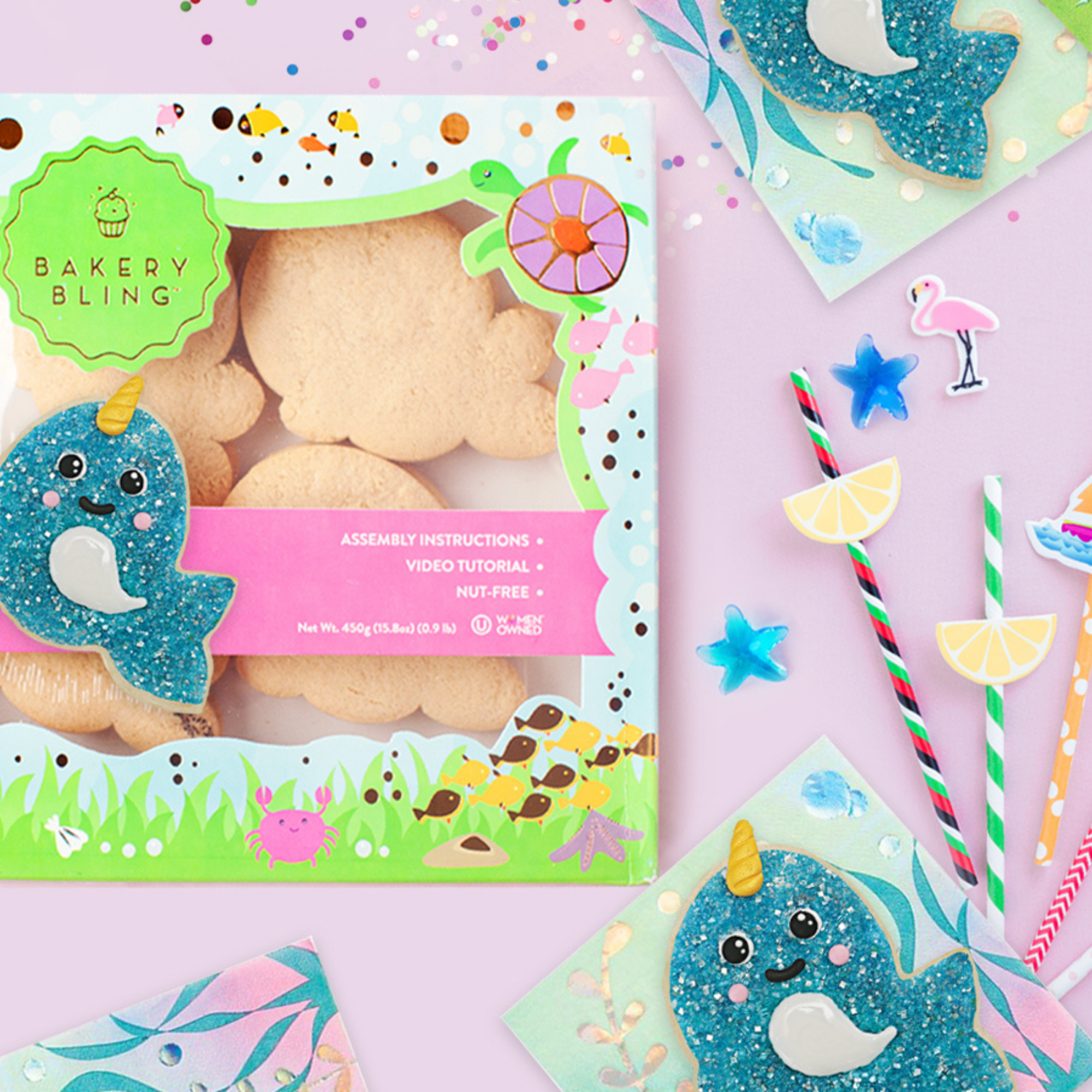 Designer Narwhal Decorating Bundle