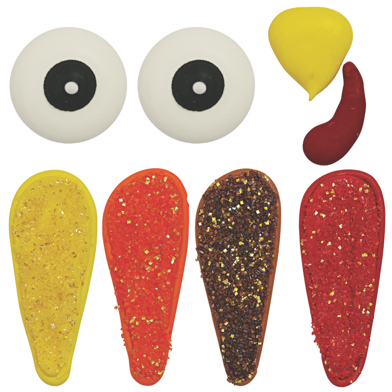 Turkey Designer Cake Decor - Bulk (Case of 6)