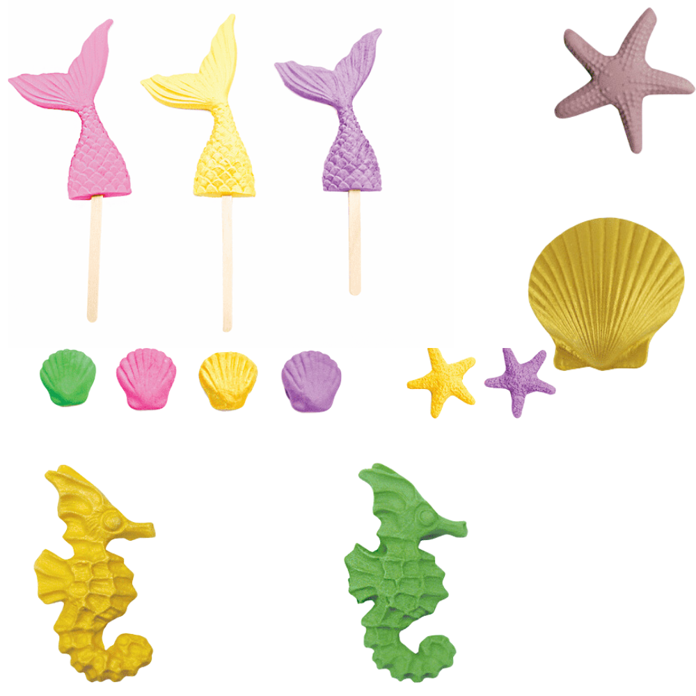 Mermaid Designer Cake Decor - Bulk (Case of 6)
