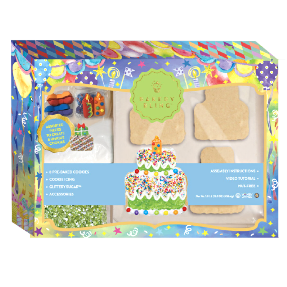 Birthday Cake Designer Cookie Kit
