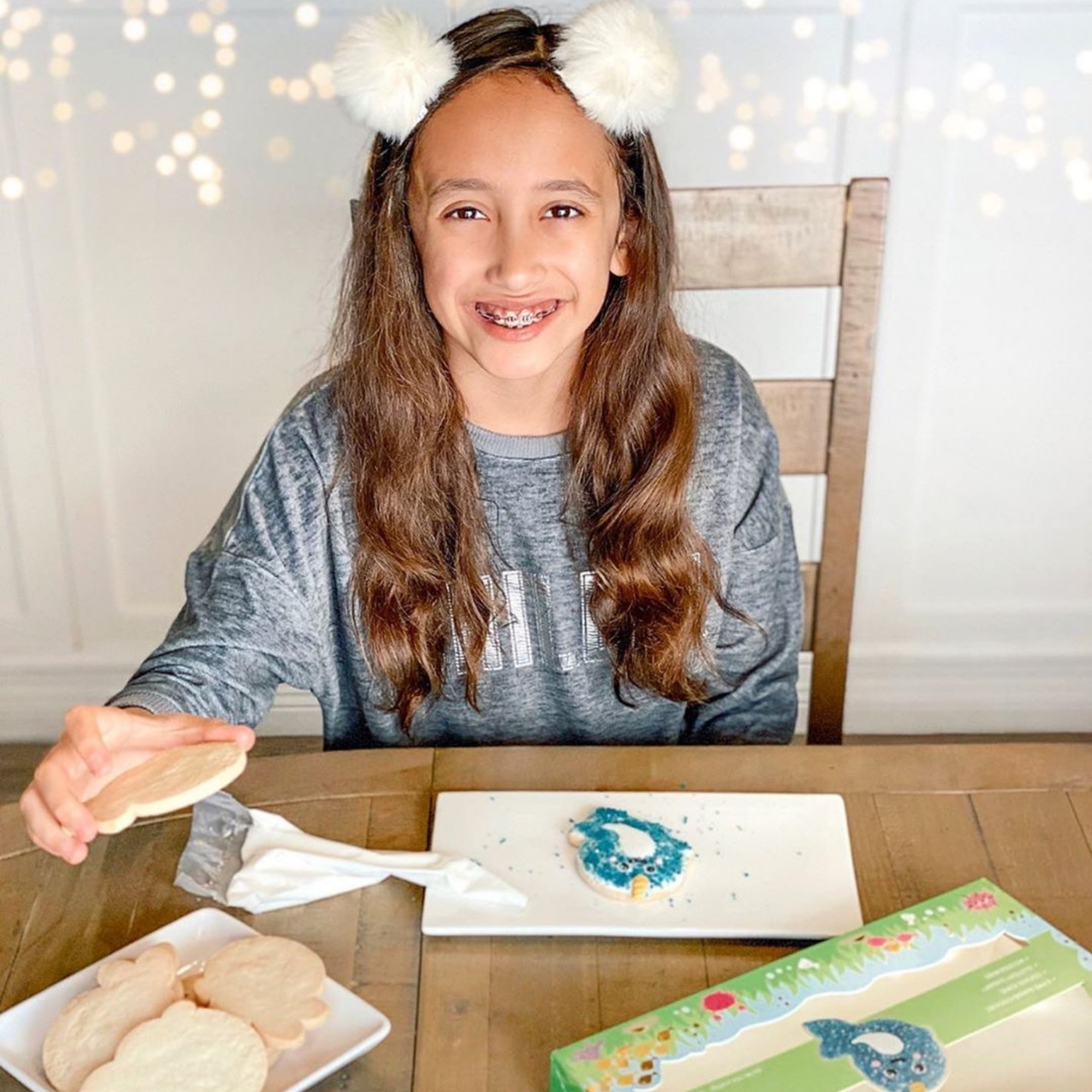 Narwhal Designer Cookie Kit – 16-Pack Party Bundle