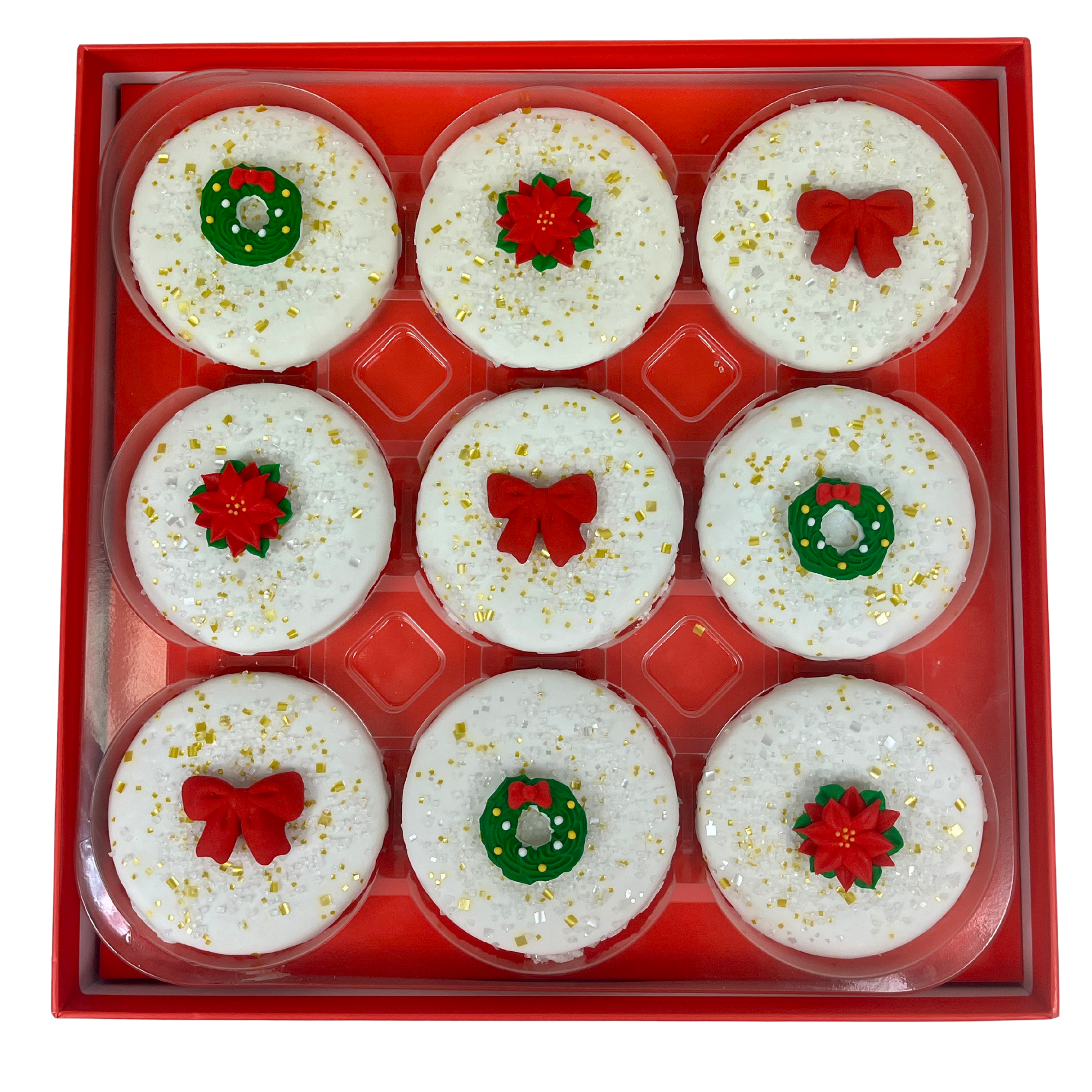 Wreath Designer Decorated Cookies