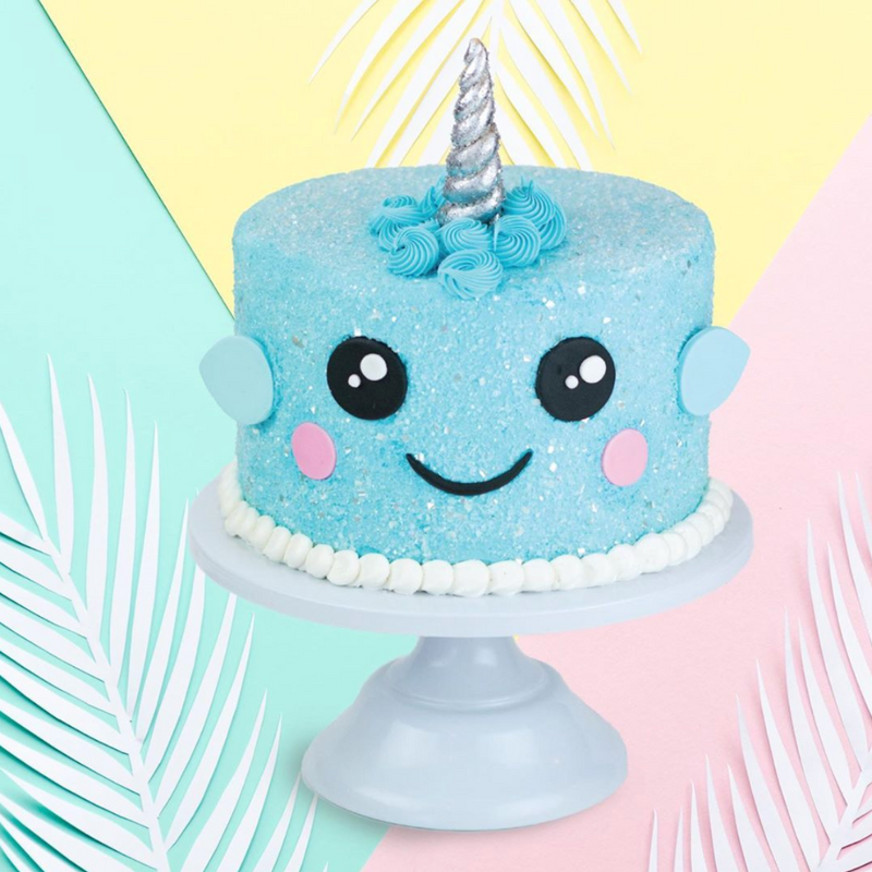 Narwhal Designer Cake Decor