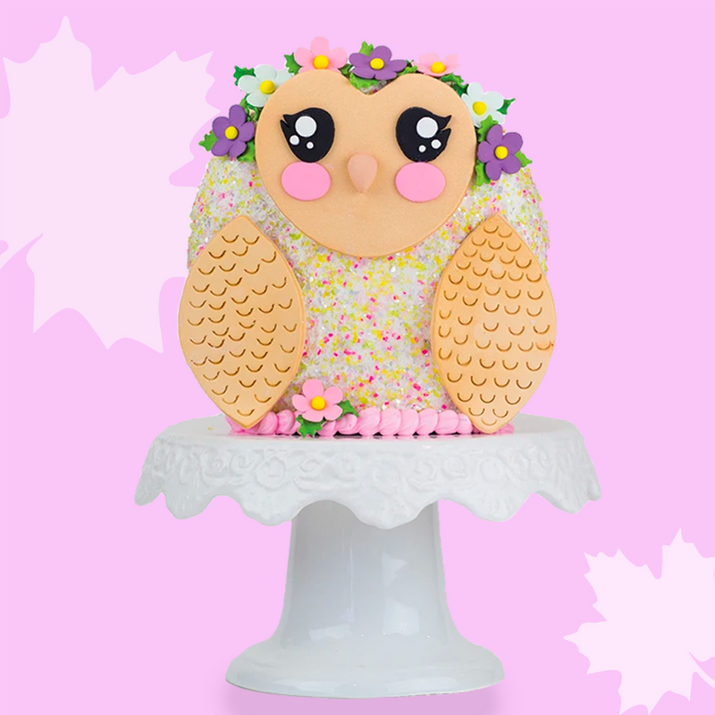 Owl Designer Cake Decor