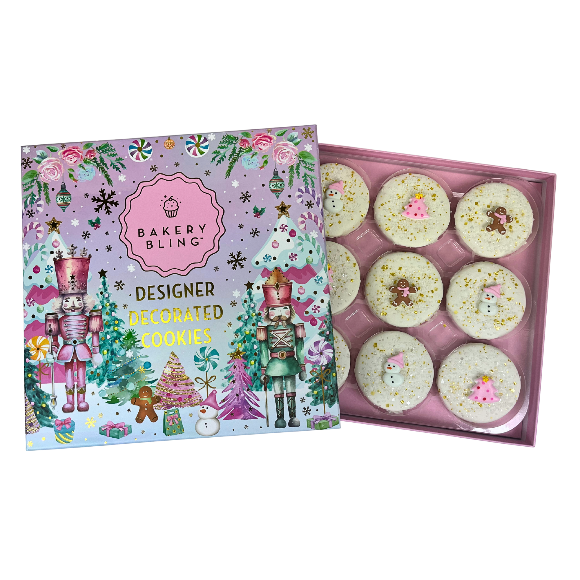 Pink Nutcracker Designer Decorated Cookies