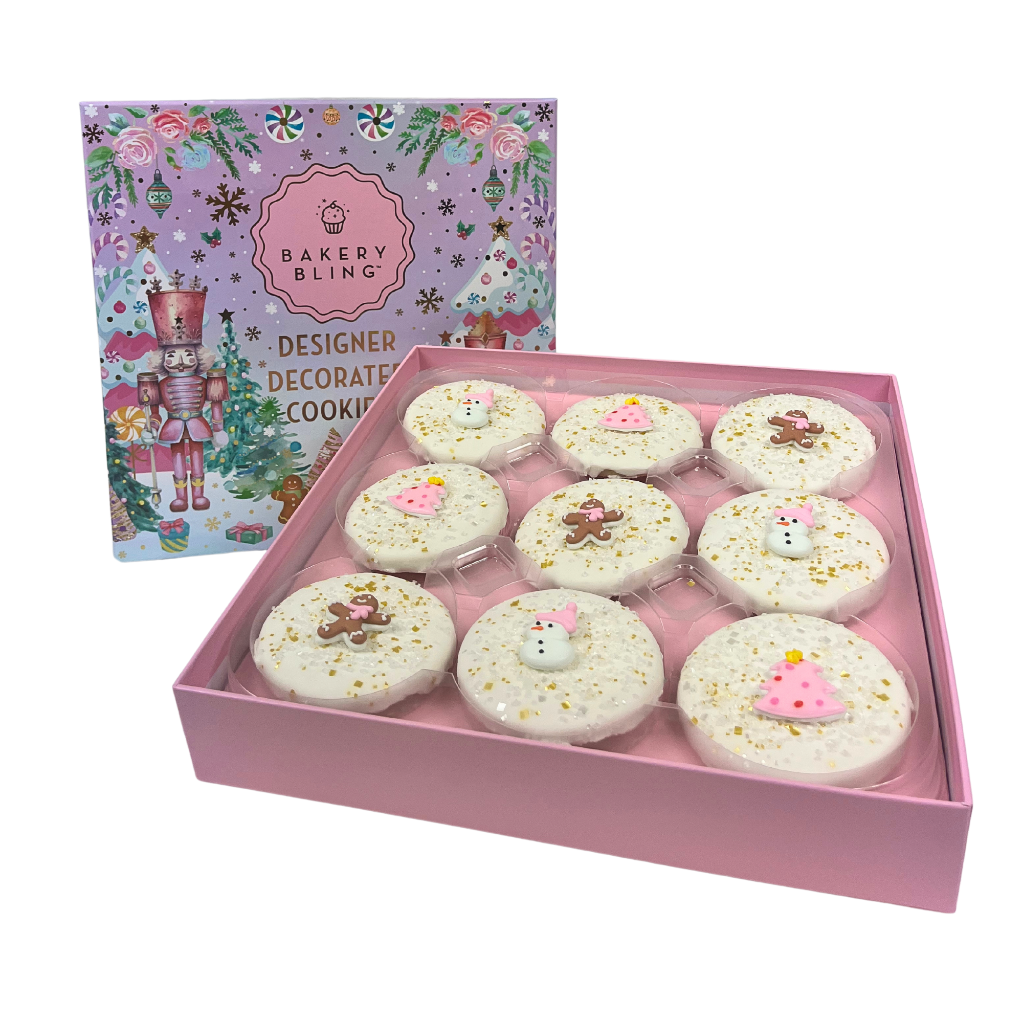 Pink Nutcracker Designer Decorated Cookies