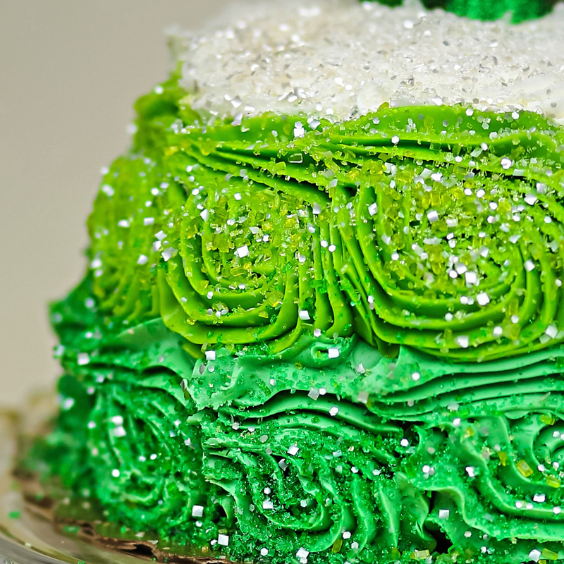 Emerald Glittery Sugar™ - Bulk (6 Shakers per Case)