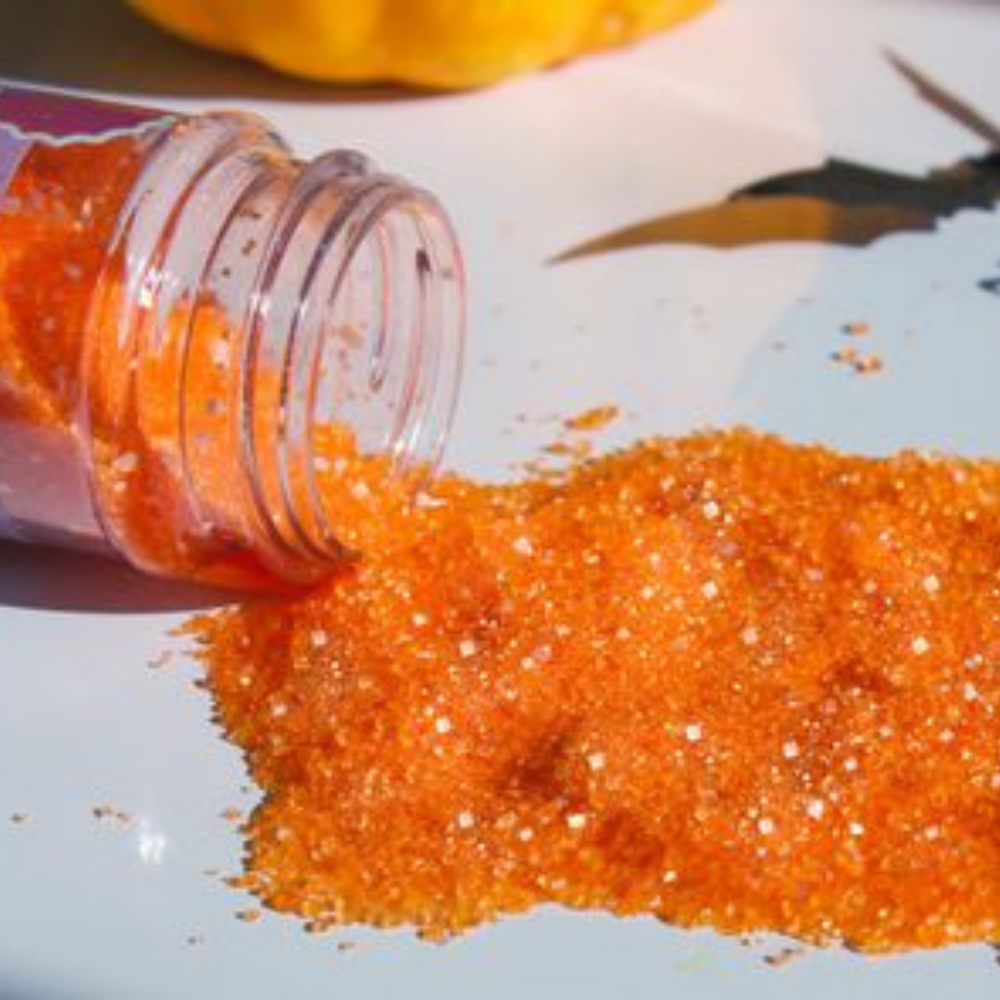 Orange and Gold Glittery Sugar™