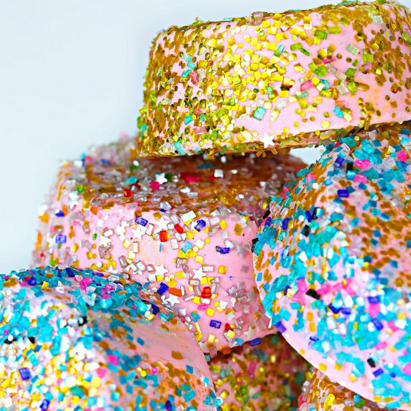 Metallic Gold Glittery Sugar™ - Bulk (6 Shakers Per Case)