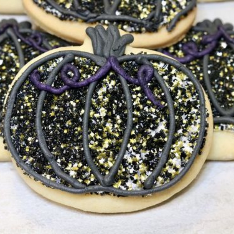 Black Starry Night Glittery Sugar™
