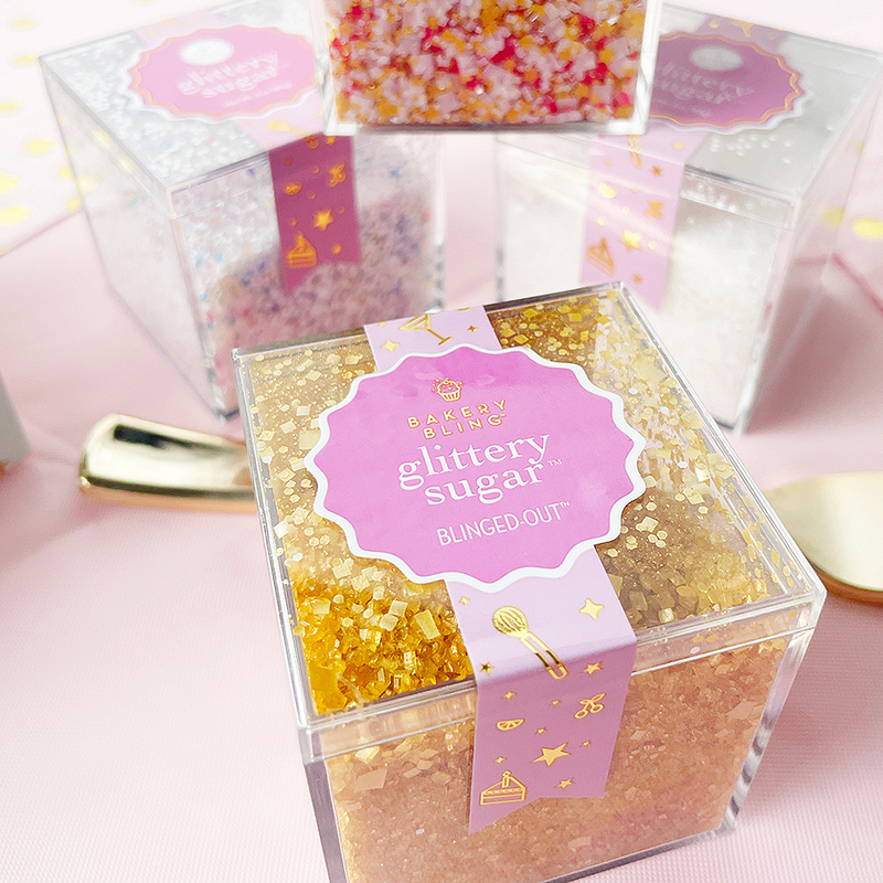 Expensive Taste Blinged-Out Glittery Sugar™ - Bulk (6 Cubes per Case)
