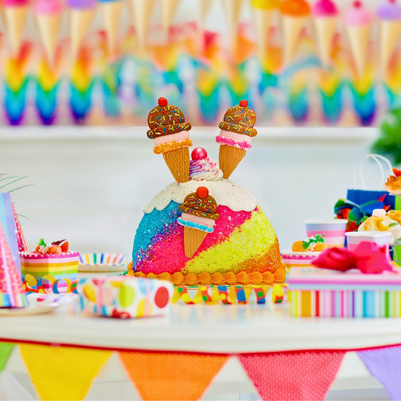 Ice Cream Designer Cake Decor