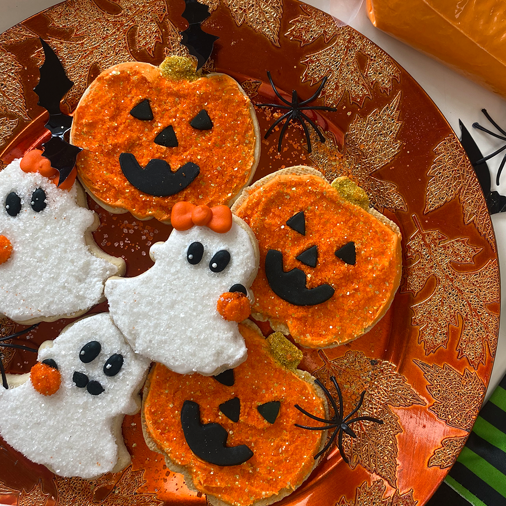 Ghost + Jack-o-Lantern Designer Cookie Kit Bundle