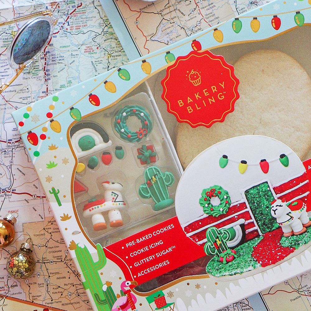 Christmas RV Llama 2-D Designer Cookie Kit