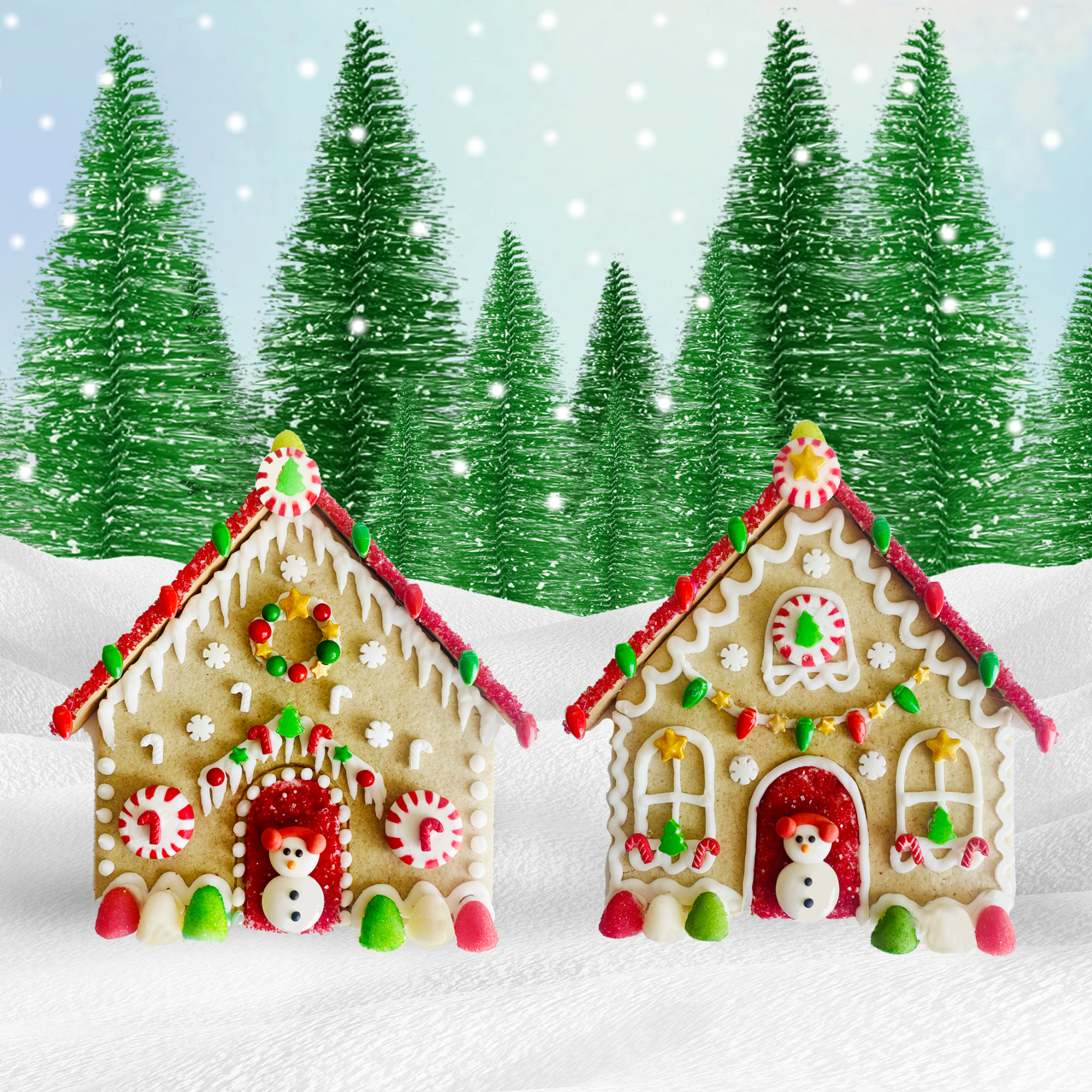 Snowman Peppermint Palace Insta-House™ Duo