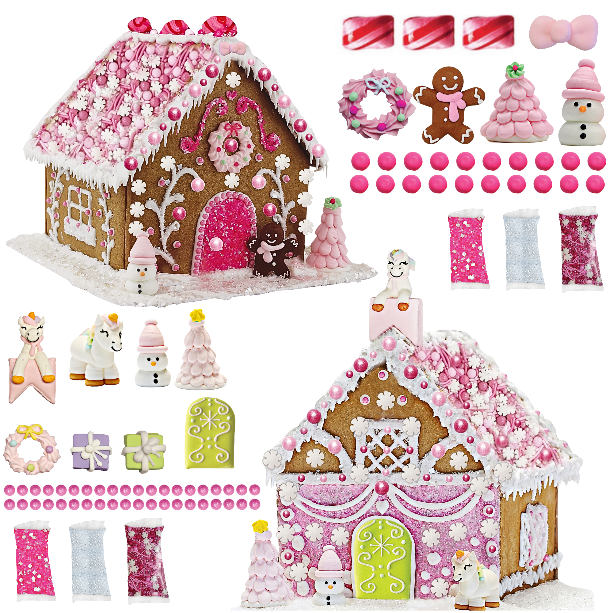 Magical Merryland + Glittery Pink Dreamland Designer Insta-House™ Bundle