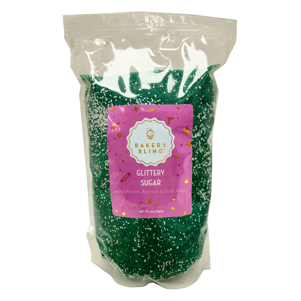 3 lb. Bag - Emerald Glittery Sugar™