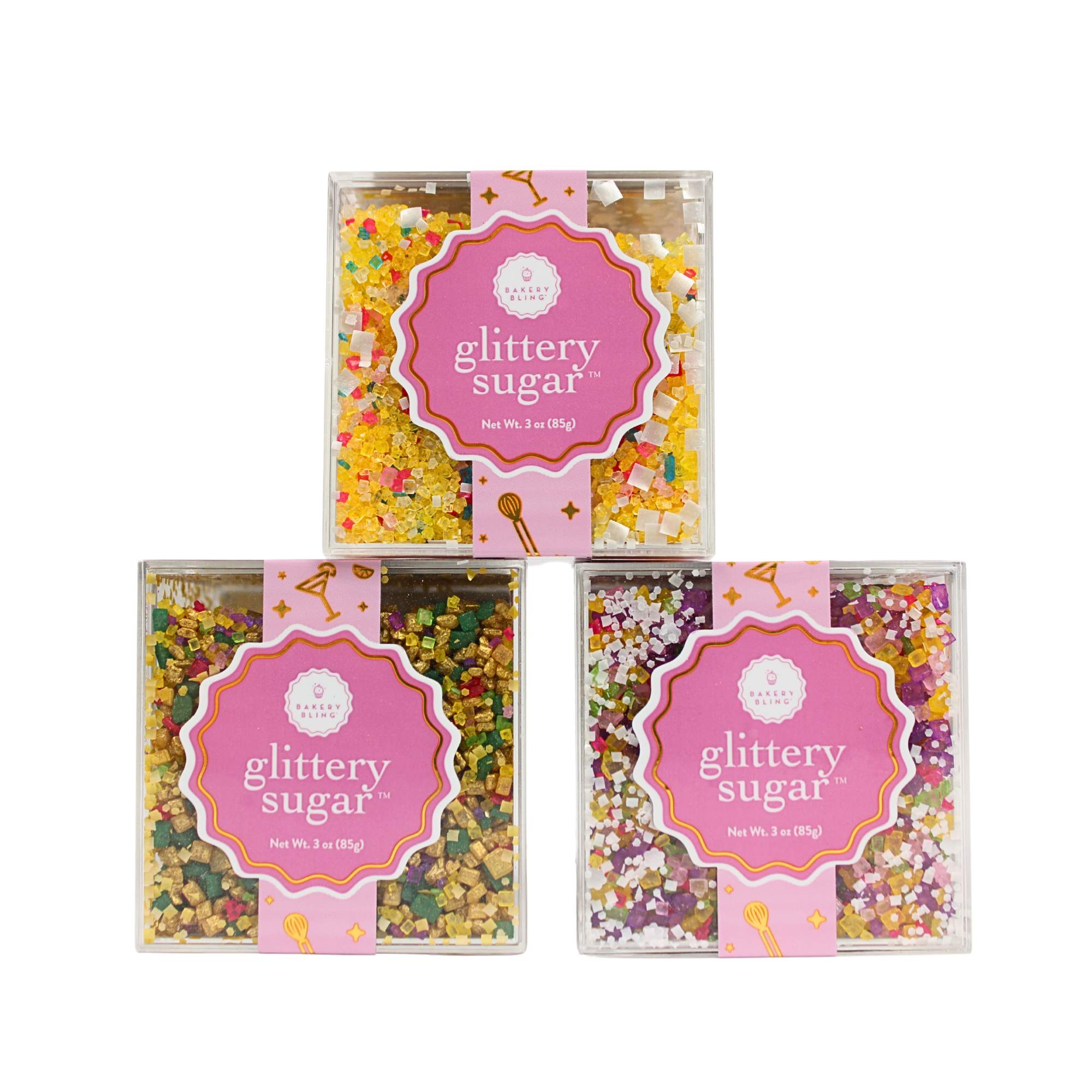 Hoppy Hues Easter/Spring Glittery Sugar™ Trio (In Bloom, Egg Hunt, Its a Party)