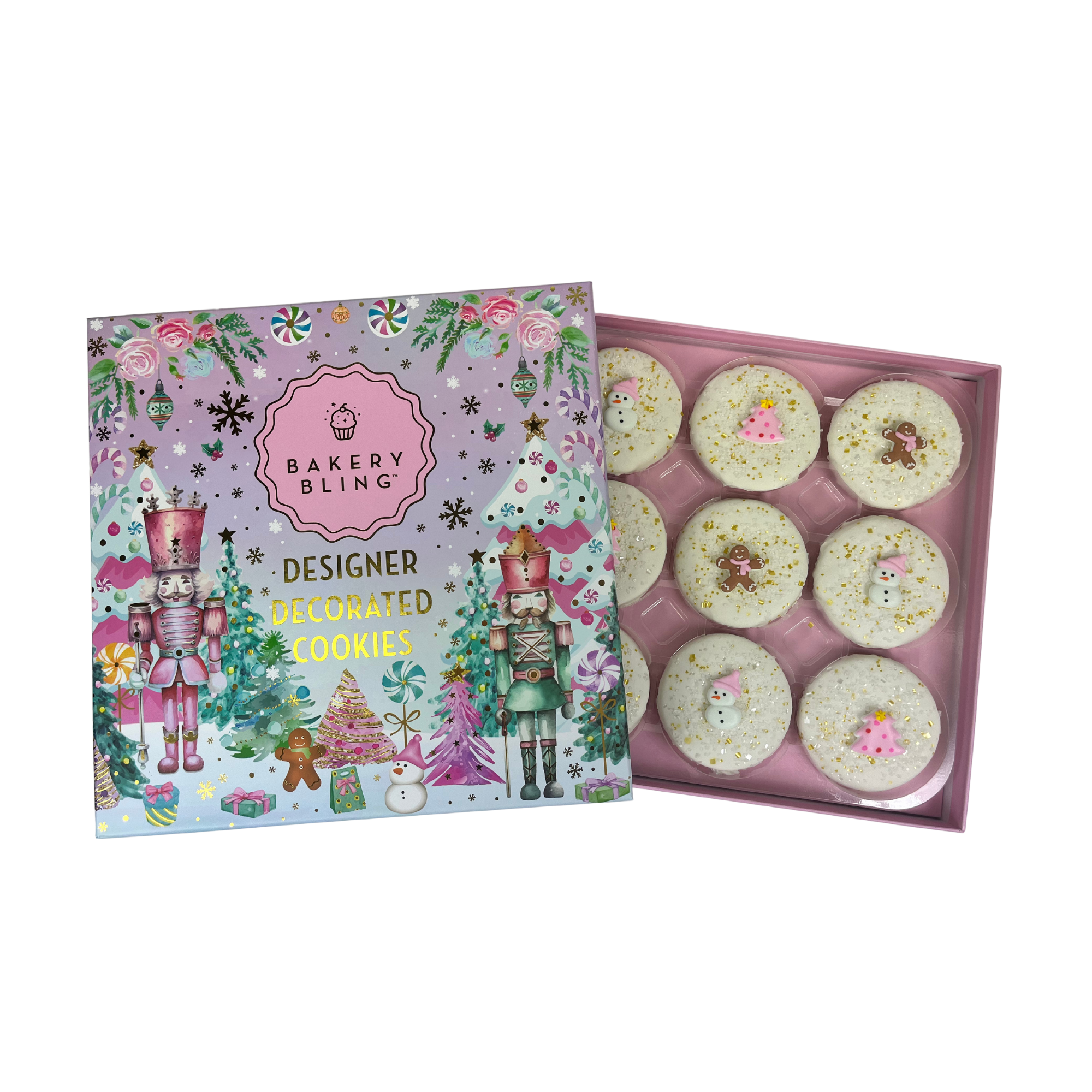 Pink Nutcracker Designer Decorated Cookies