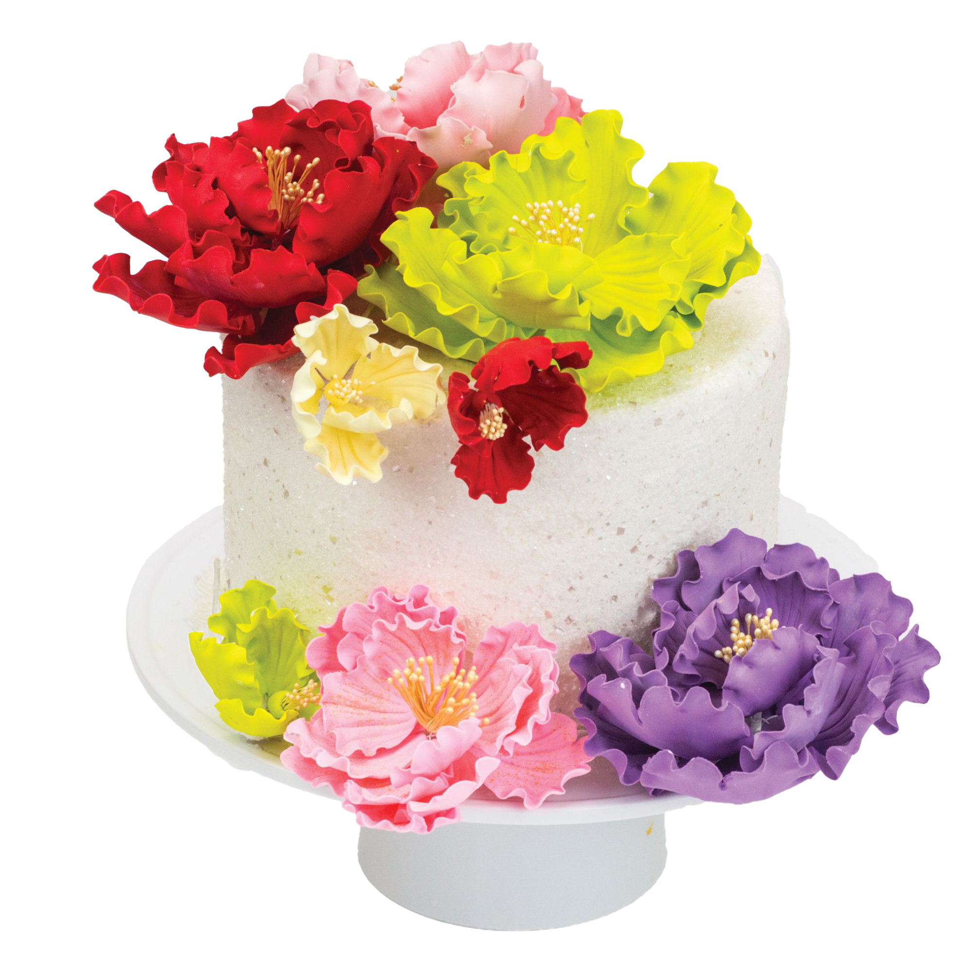 Flower Designer Cake Decor - Bulk (Case of 12)