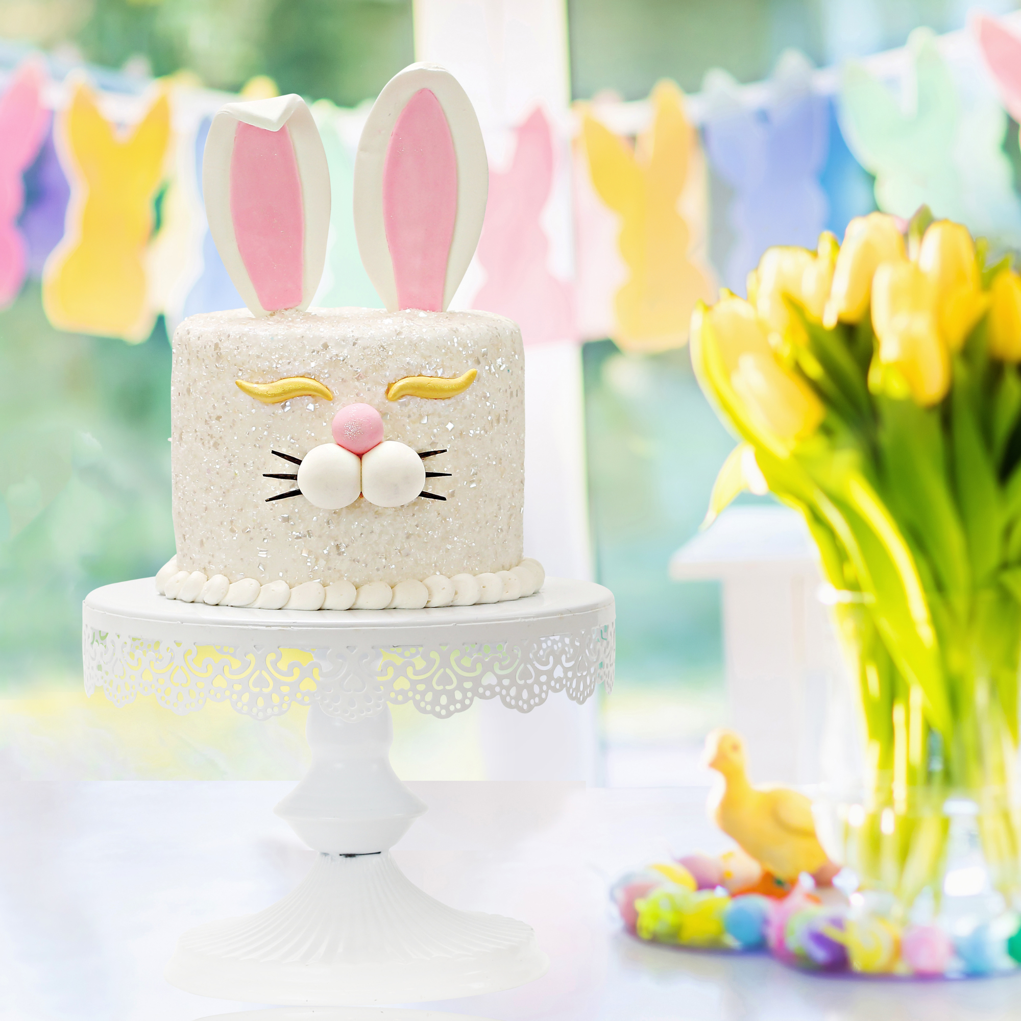 Cottontail Couture Easter Bunny Ears Designer Cake Decor