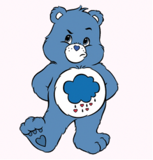 Bakery Bling™ x Care Bears™ Grumpy Bear™ Bling Glittery Sugar™