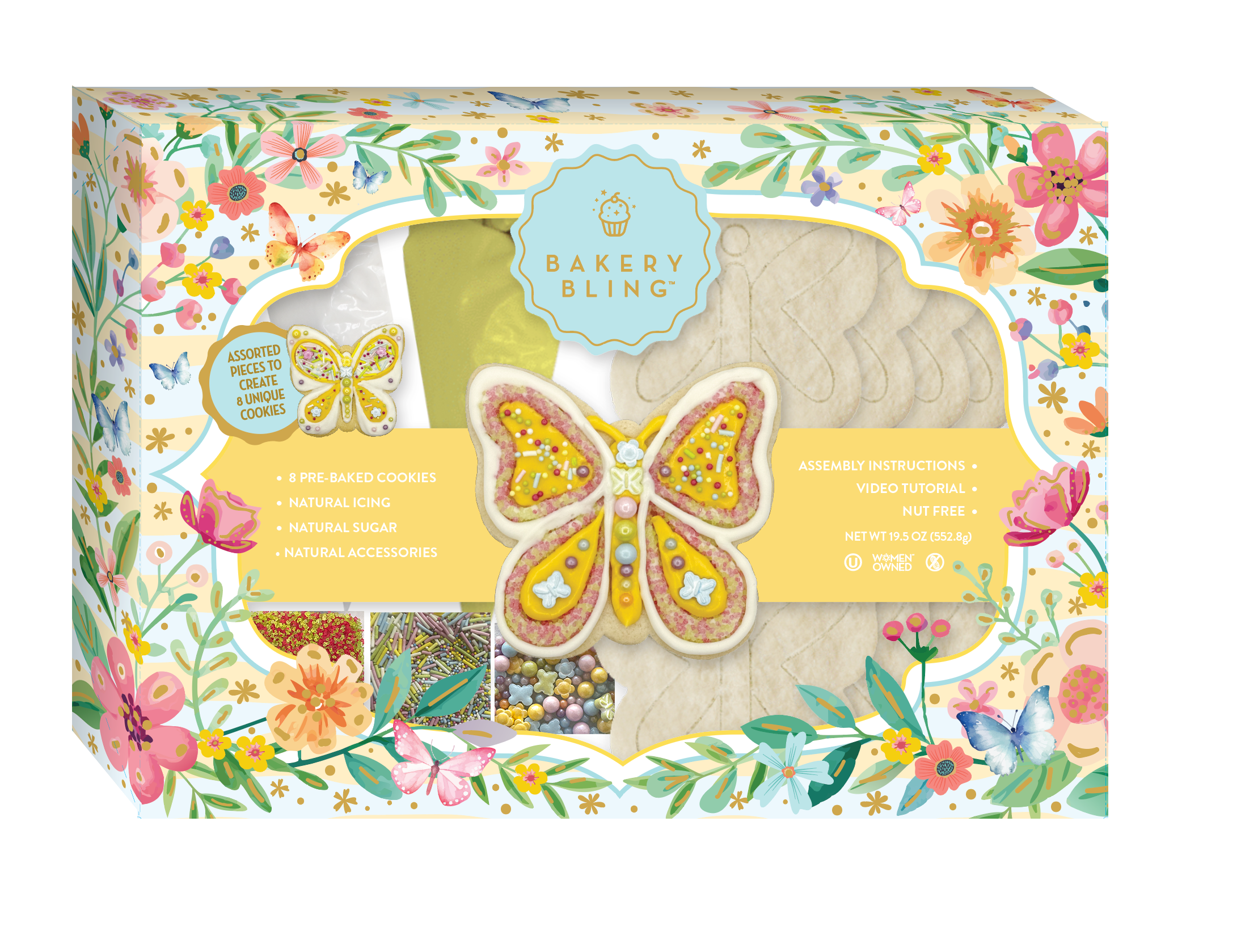 Butterfly Designer Cookie Kit (All Natural) (Pre-sale)