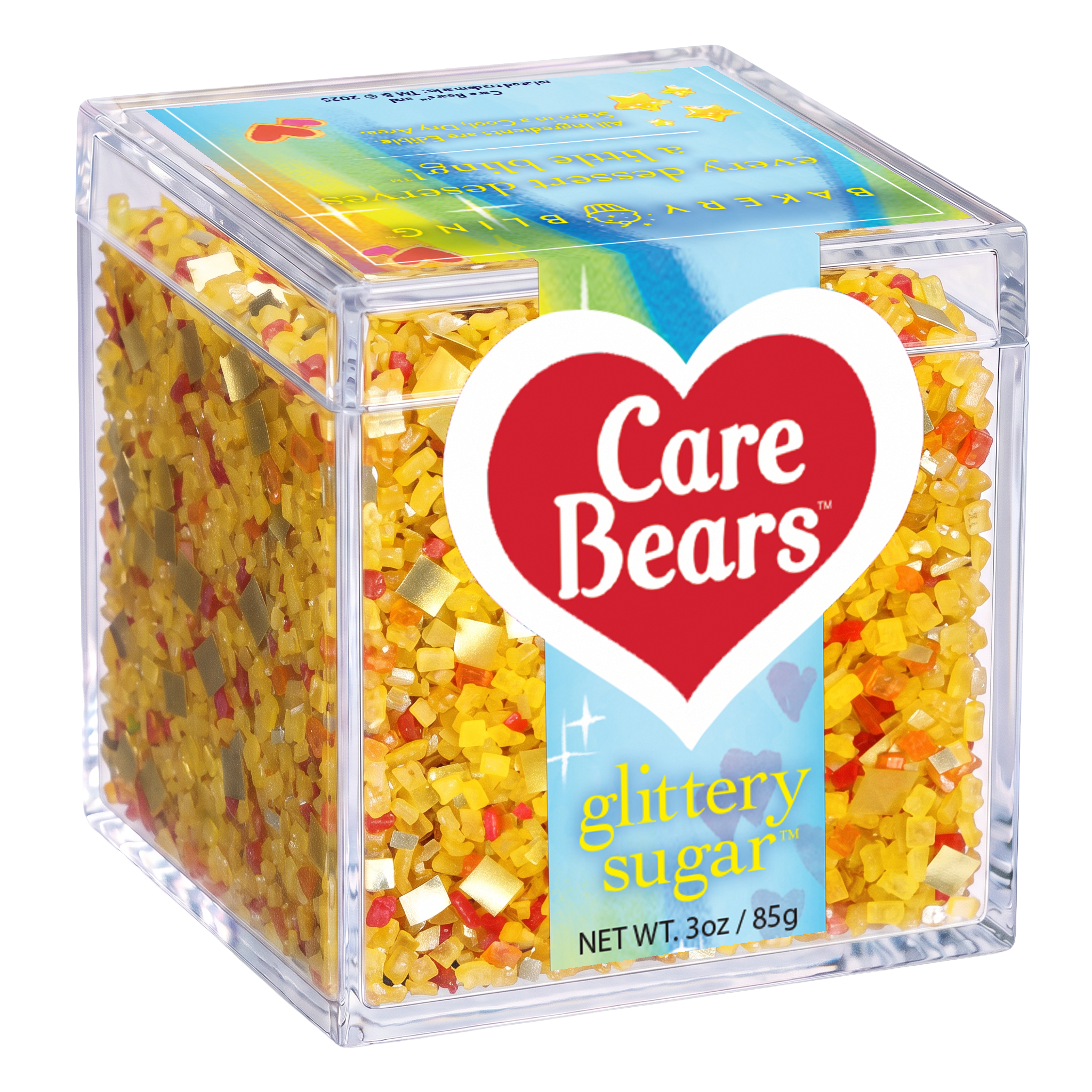 Bakery Bling™ x Care Bears™ Funshine Bear™ Bling Glittery Sugar™
