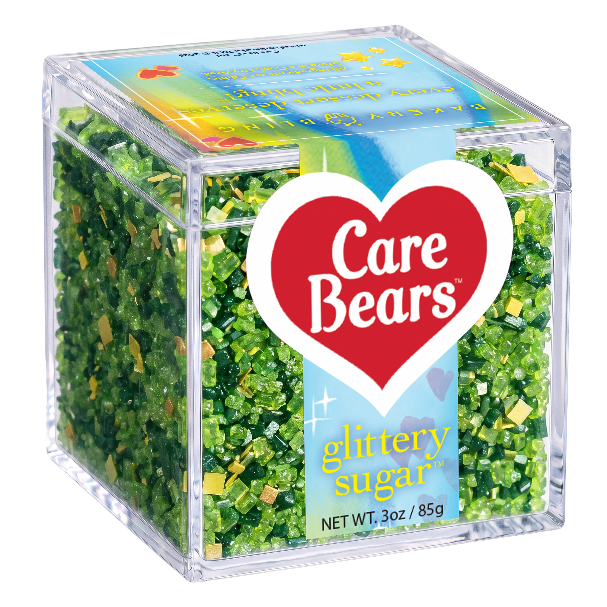 Bakery Bling™ x Care Bears™ Good Luck Bear™ Bling Glittery Sugar™