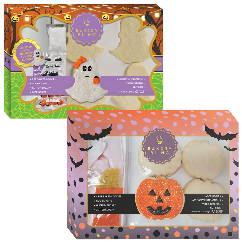Ghost + Jack-o-Lantern Designer Cookie Kit Bundle